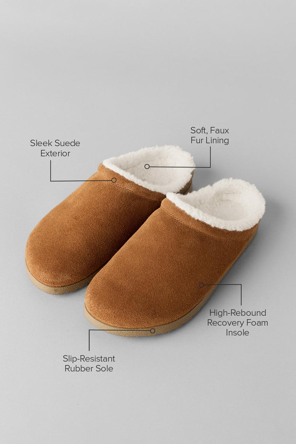 Pantuflas Alo Yoga Recovery Mujer Saddle / Ivory | España  JSXN-49675