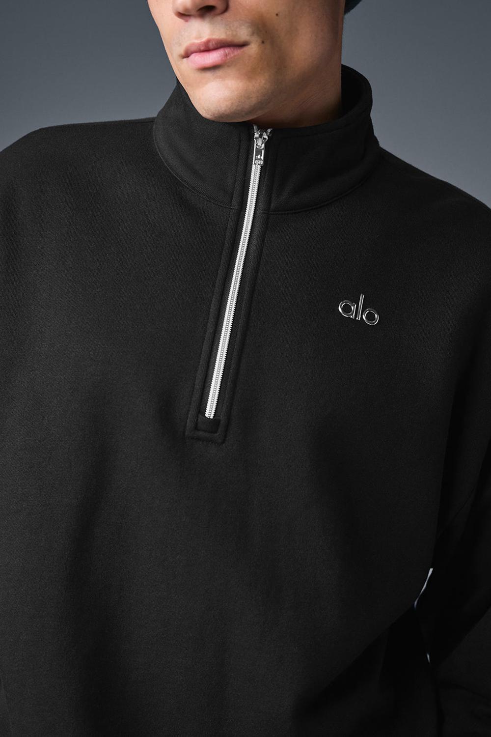 Pullover Alo Yoga Accolade 1/4 Zip Hombre Negras | España  ONIT-95346