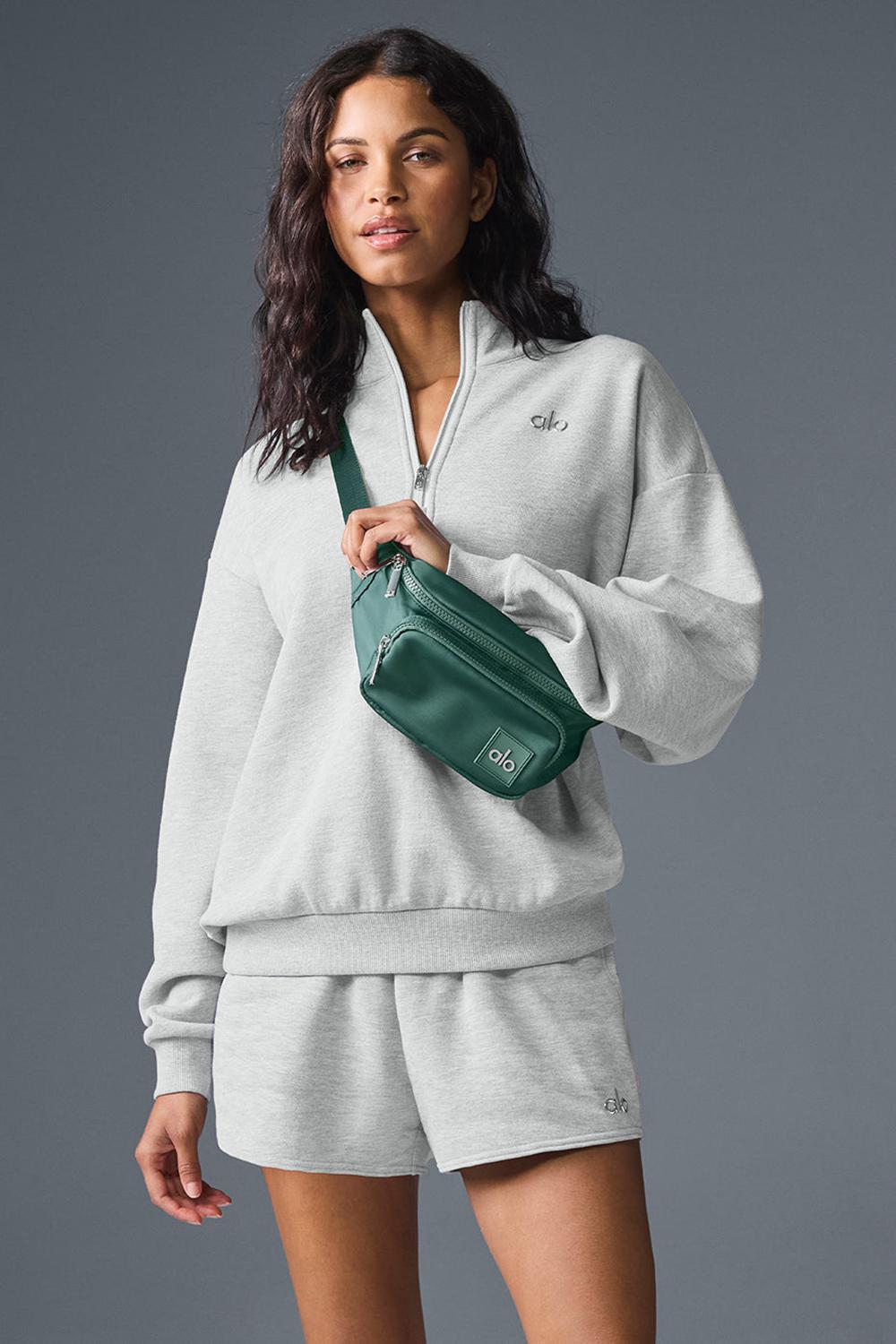 Pullover Alo Yoga Accolade 1/4 Zip Mujer Gris | España  YATM-59673