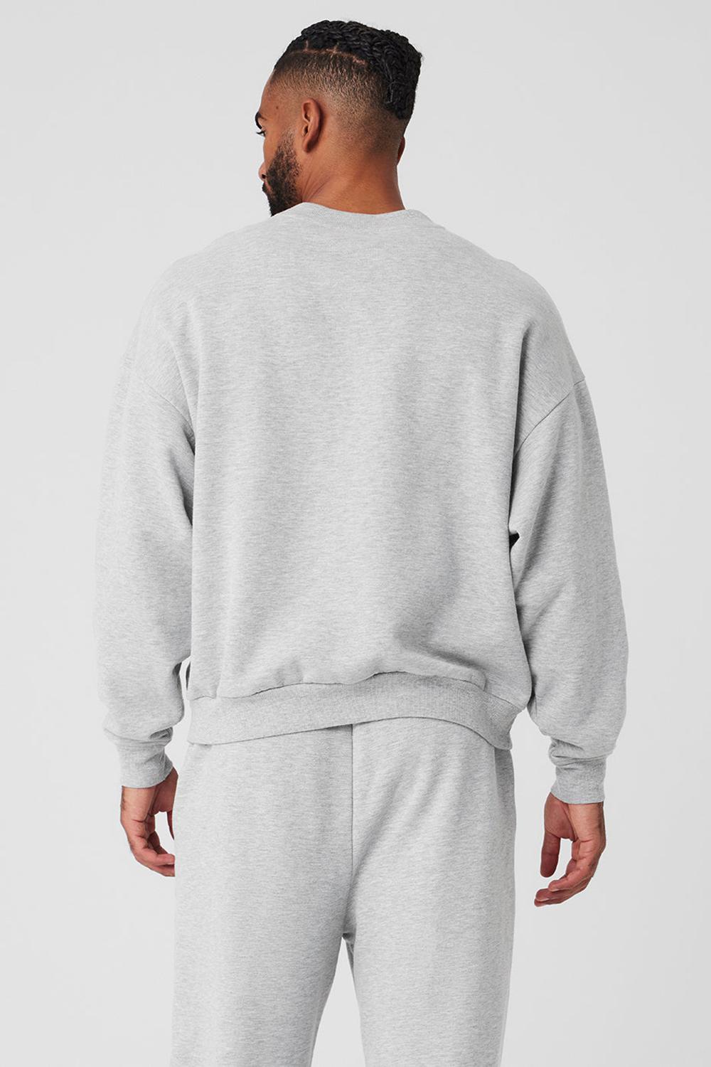 Pullover Alo Yoga Accolade Crew Neck Hombre Gris | España  UVMQ-17659