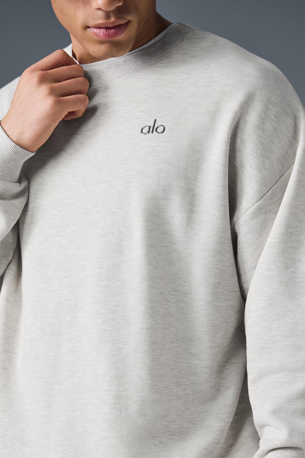 Pullover Alo Yoga Accolade Crew Neck Hombre Blancas | España  TKOB-10736