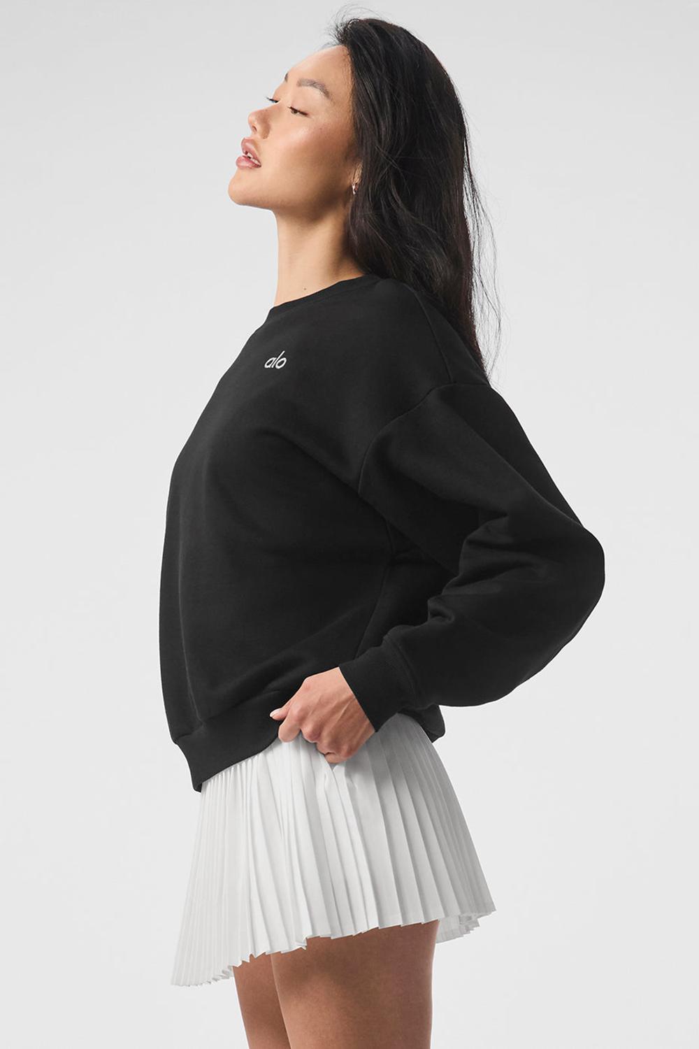 Pullover Alo Yoga Accolade Crew Neck Mujer Negras | España  ASJF-18925