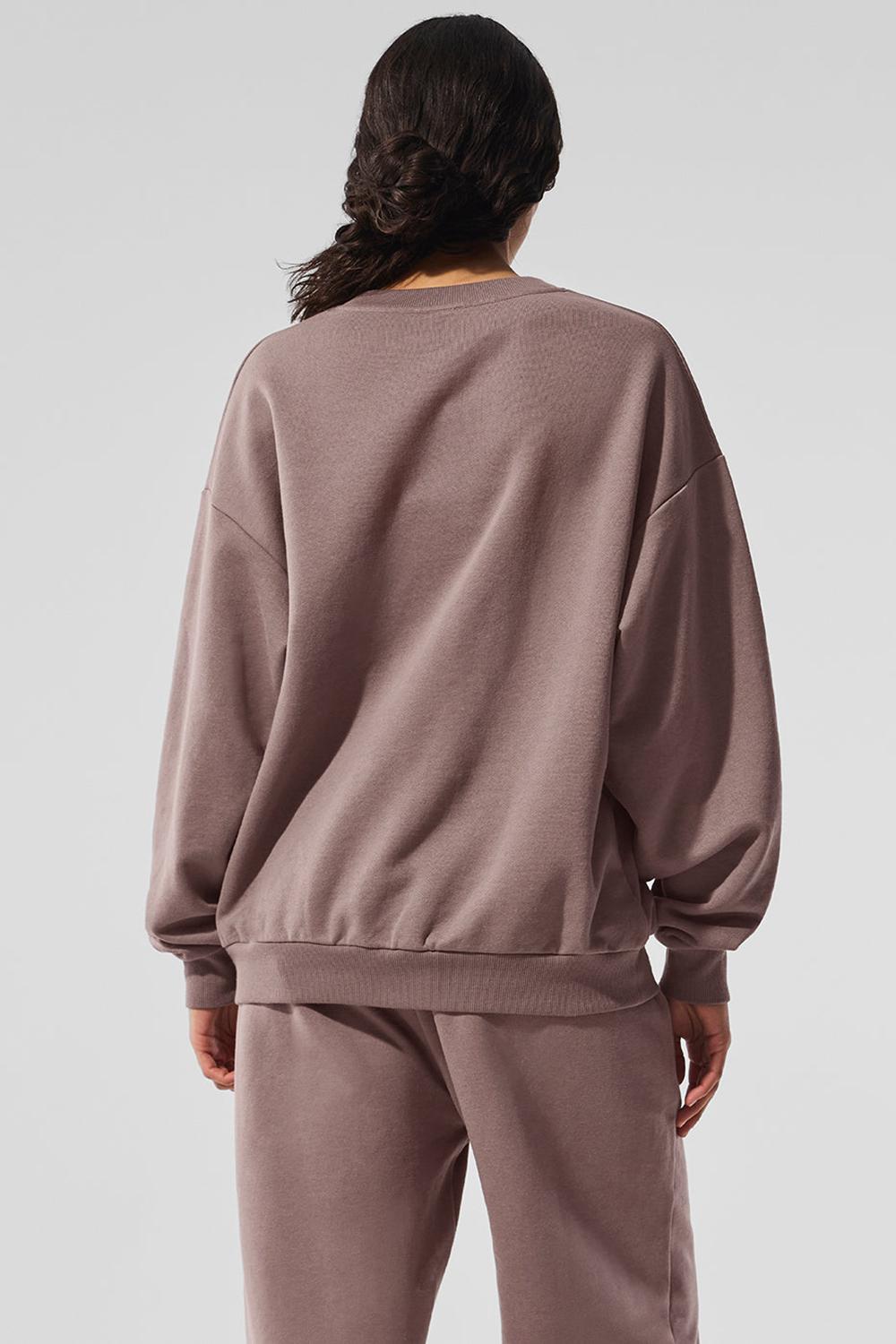 Pullover Alo Yoga Accolade Crew Neck Mujer Mushroom | España  DEYJ-56738