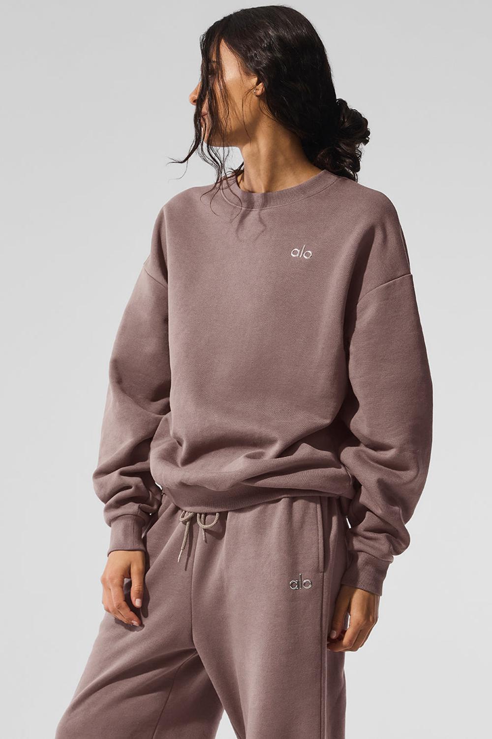 Pullover Alo Yoga Accolade Crew Neck Mujer Mushroom | España  DEYJ-56738
