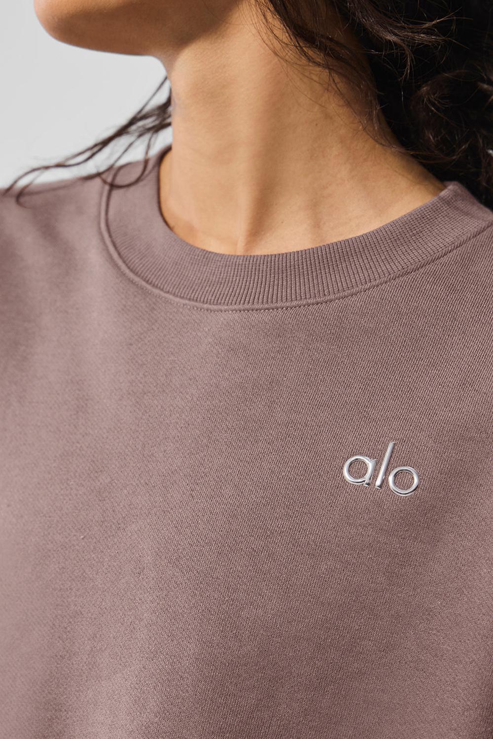 Pullover Alo Yoga Accolade Crew Neck Mujer Mushroom | España  DEYJ-56738