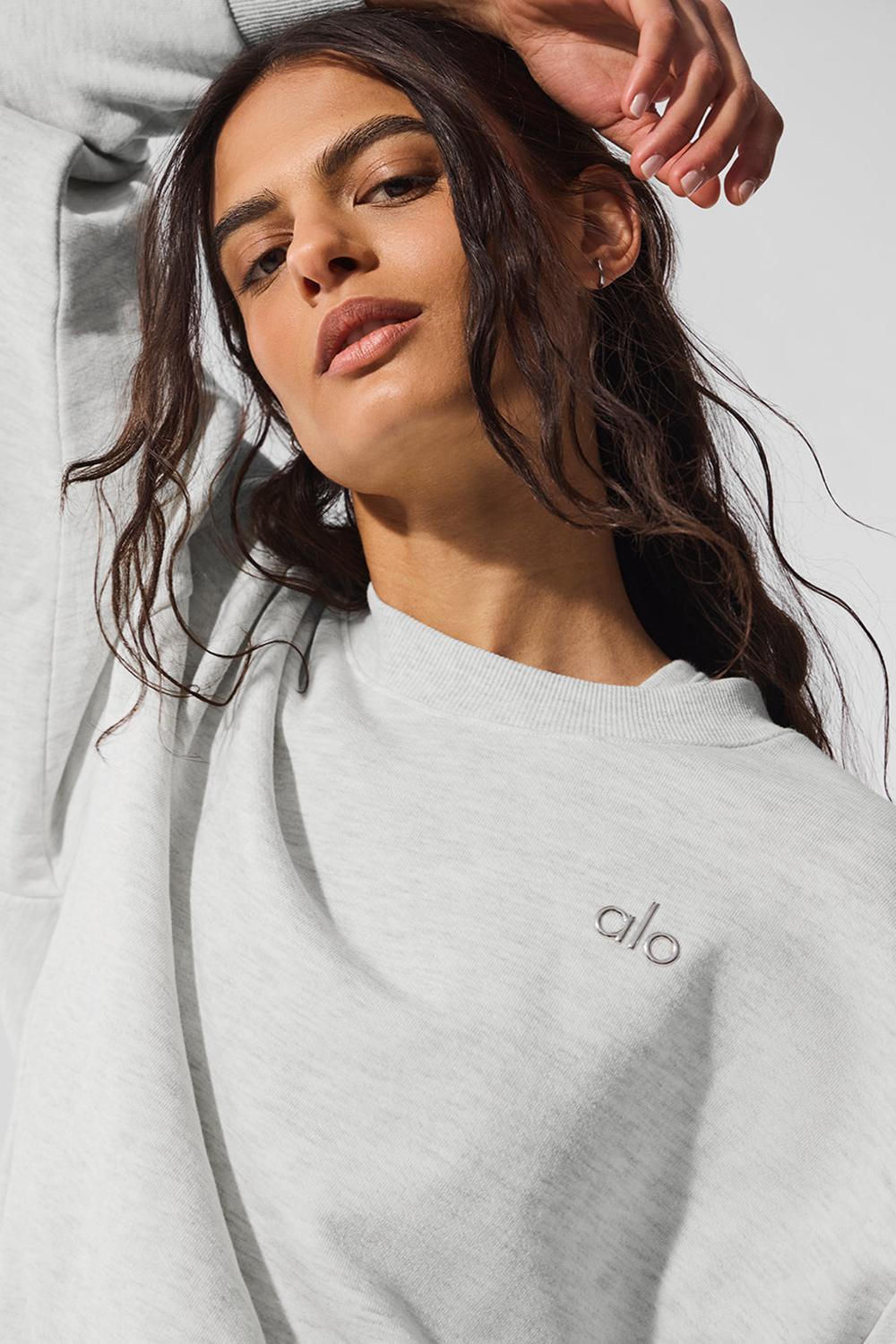 Pullover Alo Yoga Accolade Crew Neck Mujer Blancas | España  JWIN-19326