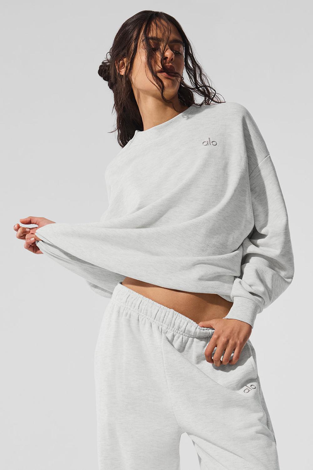 Pullover Alo Yoga Accolade Crew Neck Mujer Blancas | España  JWIN-19326