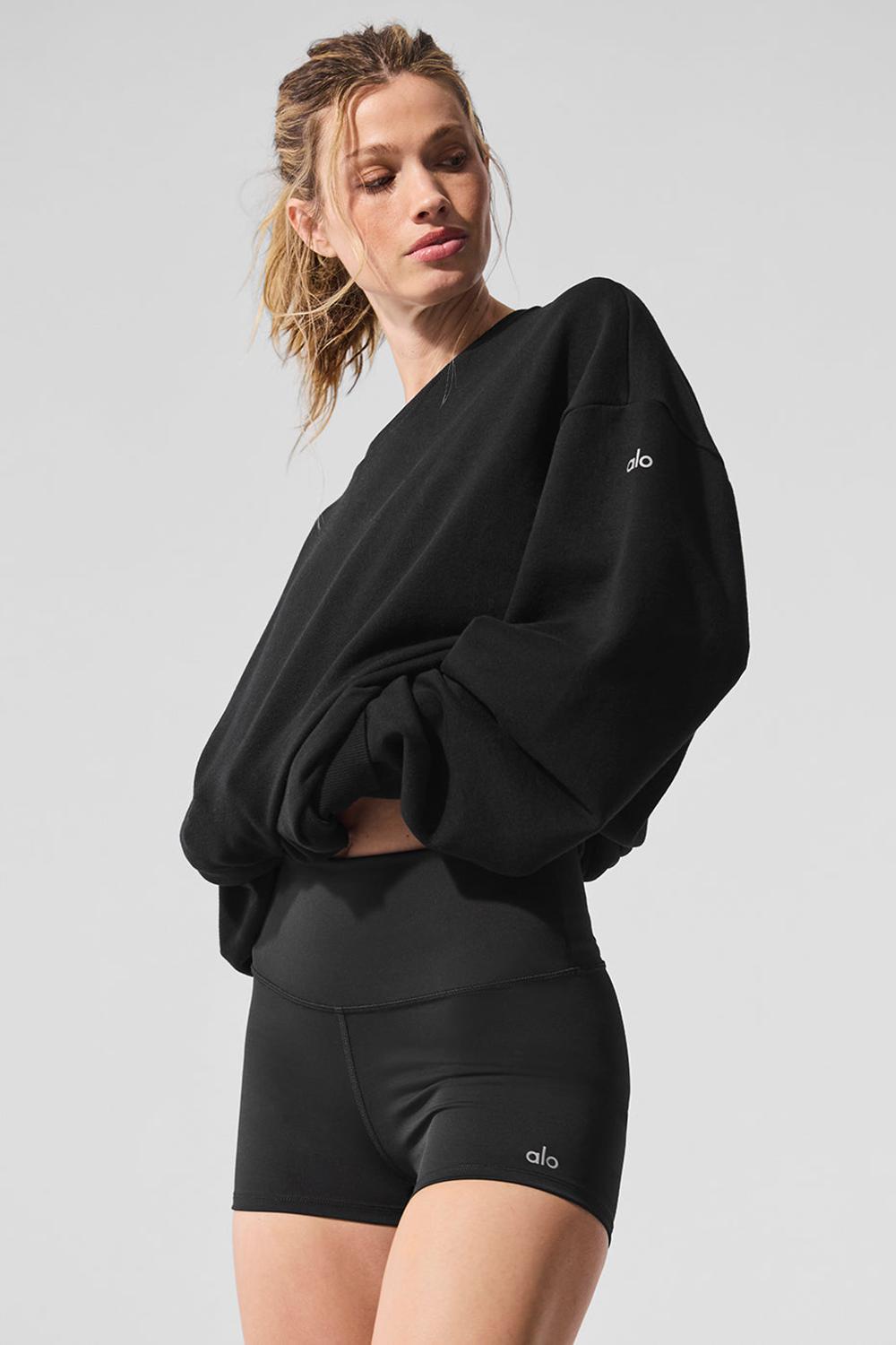 Pullover Alo Yoga Chill Crew Neck Mujer Negras | España  LGVW-58049