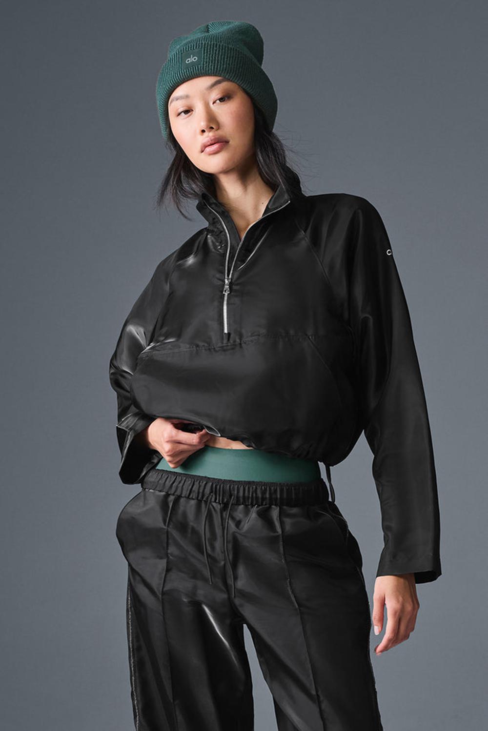 Pullover Alo Yoga Cropped Afterglow Mujer Negras | España  YCSV-36850