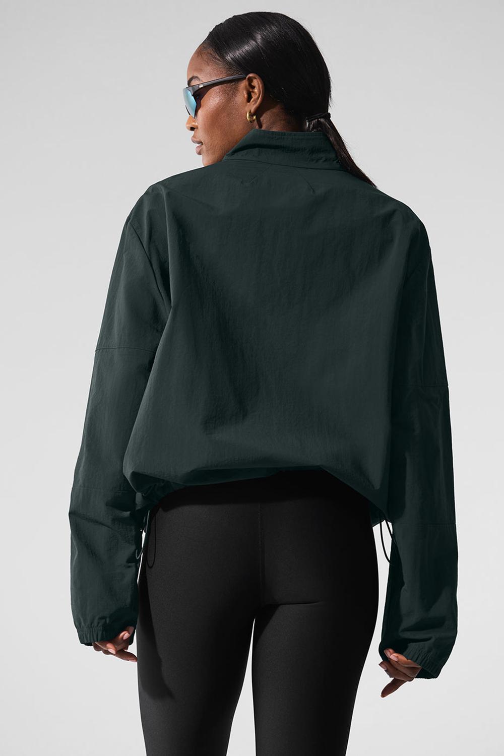 Pullover Alo Yoga Light Weight Takeaway Track Mujer Verde | España  UZRI-80157