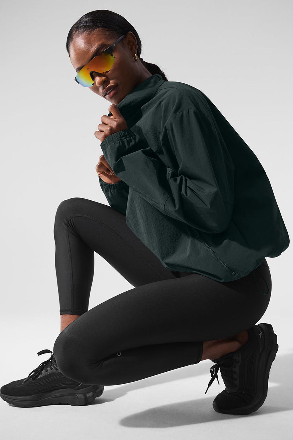 Pullover Alo Yoga Light Weight Takeaway Track Mujer Verde | España  UZRI-80157