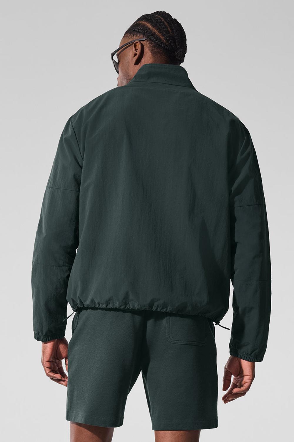 Pullover Alo Yoga Light Weight Takeaway Track Hombre Verde | España  MNTO-16234
