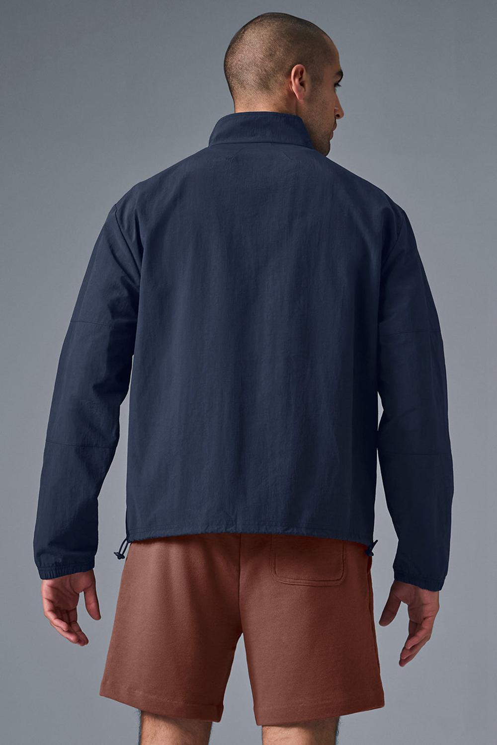 Pullover Alo Yoga Light Weight Takeaway Track Hombre Azul Marino | España  RTDY-91684