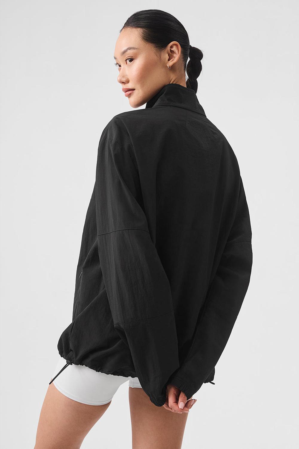 Pullover Alo Yoga Lightweight Takeaway Track Mujer Negras | España  HVMB-50216