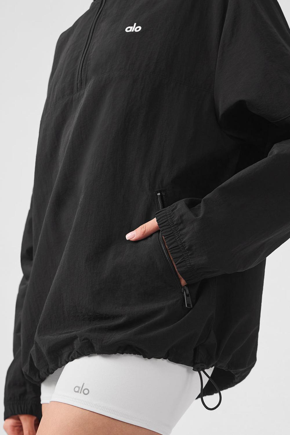 Pullover Alo Yoga Lightweight Takeaway Track Mujer Negras | España  HVMB-50216