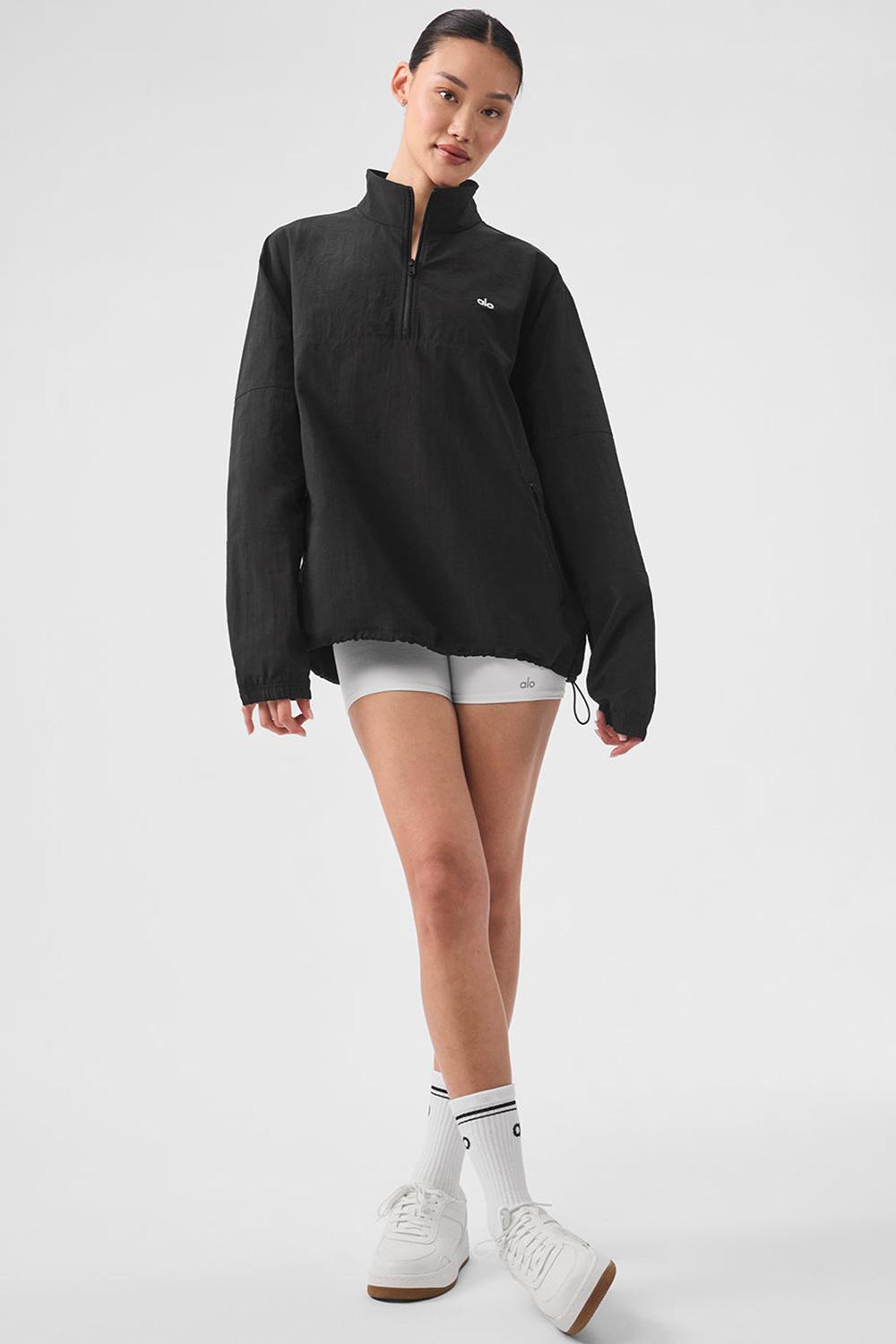 Pullover Alo Yoga Lightweight Takeaway Track Mujer Negras | España  HVMB-50216