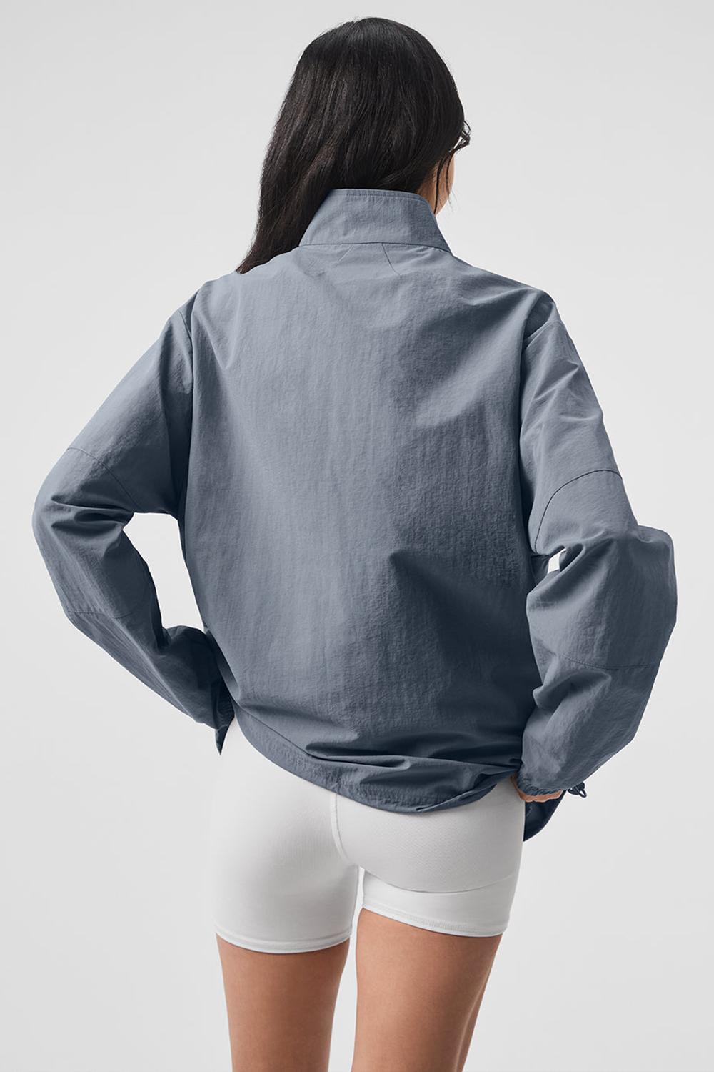 Pullover Alo Yoga Lightweight Takeaway Track Mujer Gris | España  PCWZ-02586