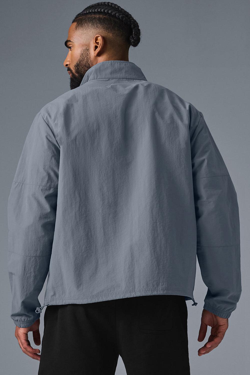 Pullover Alo Yoga Lightweight Takeaway Track Hombre Gris | España  CPZM-29831