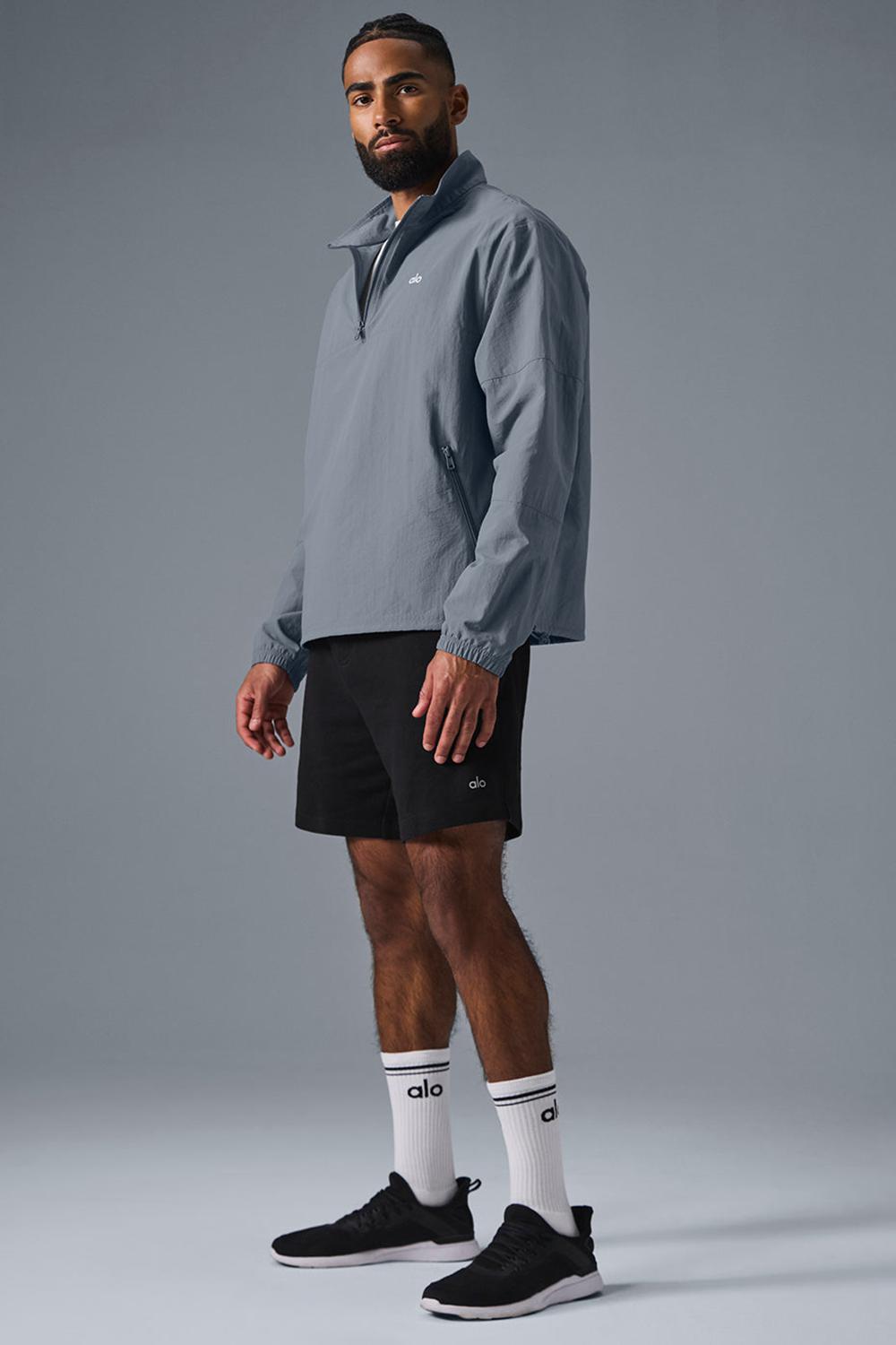 Pullover Alo Yoga Lightweight Takeaway Track Hombre Gris | España  CPZM-29831