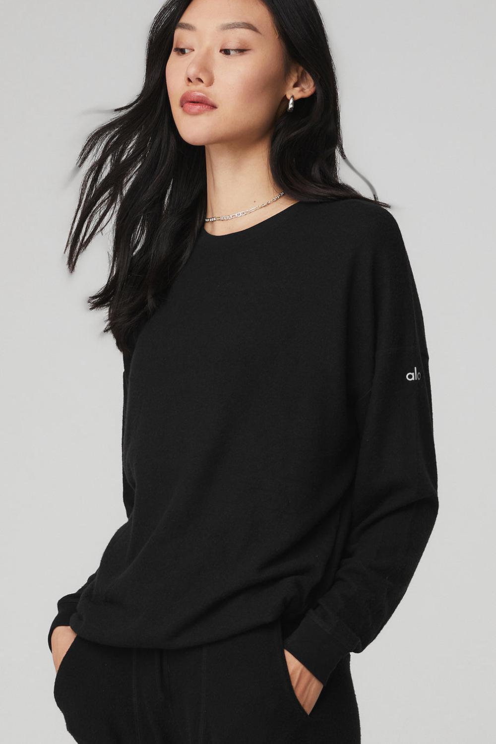 Pullover Alo Yoga Soho Mujer Negras | España  ZYDP-43160