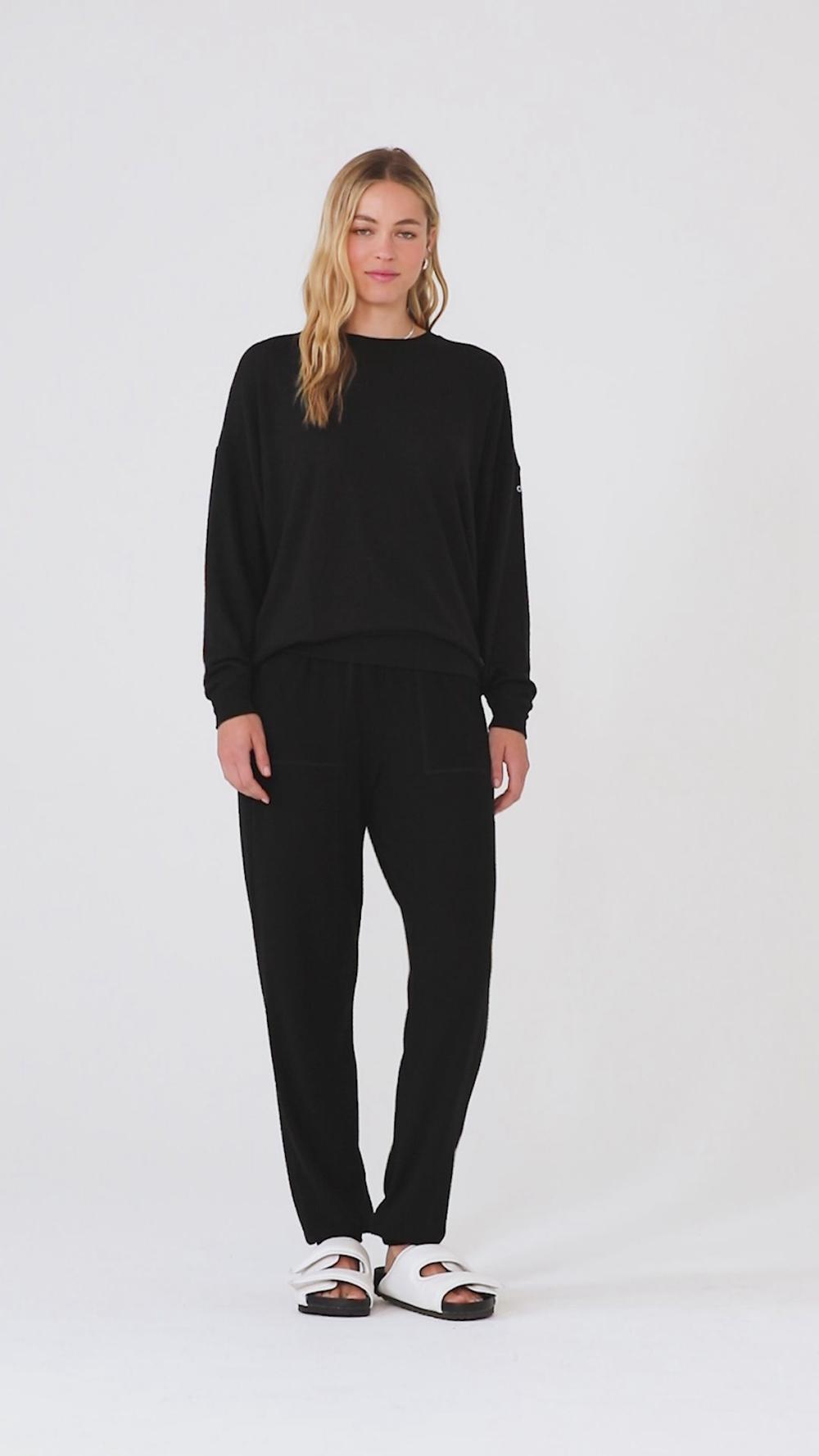 Pullover Alo Yoga Soho Mujer Oatmeal Heather | España  JTWB-40892