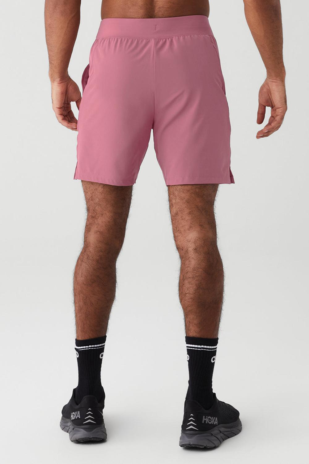 Short Alo Yoga 7'' Repetition Hombre Mars Clay | España  QMVA-93170