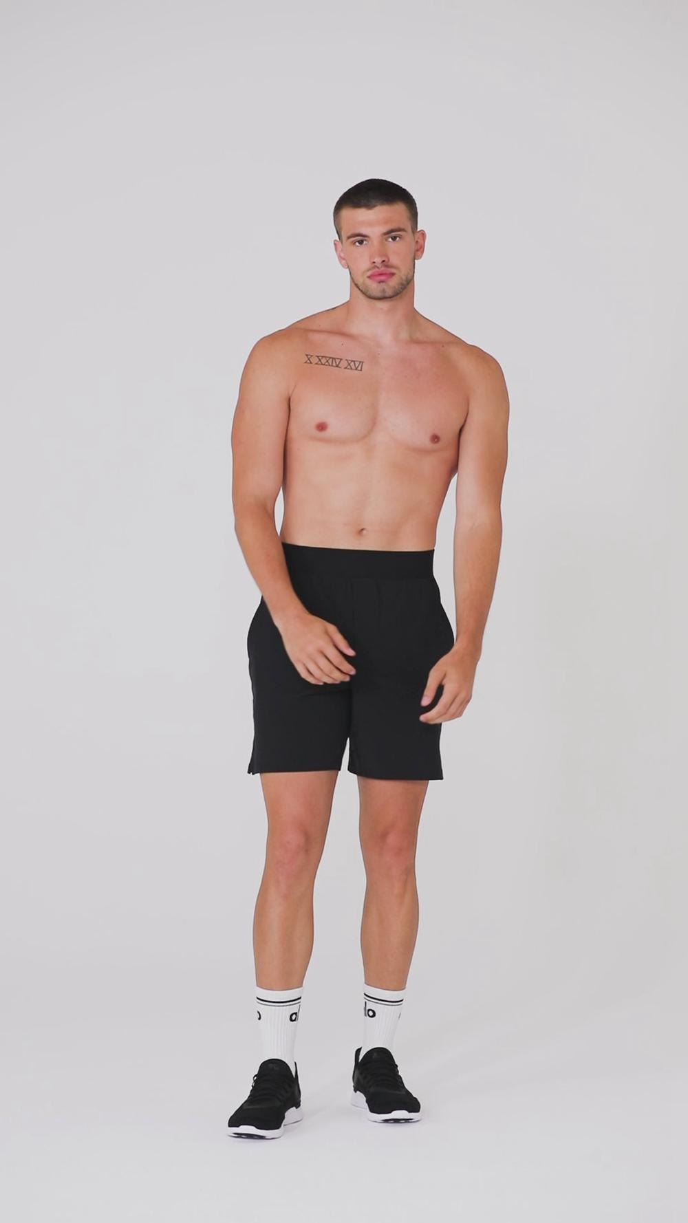 Short Alo Yoga 7'' Repetition Hombre Mars Clay | España  QMVA-93170
