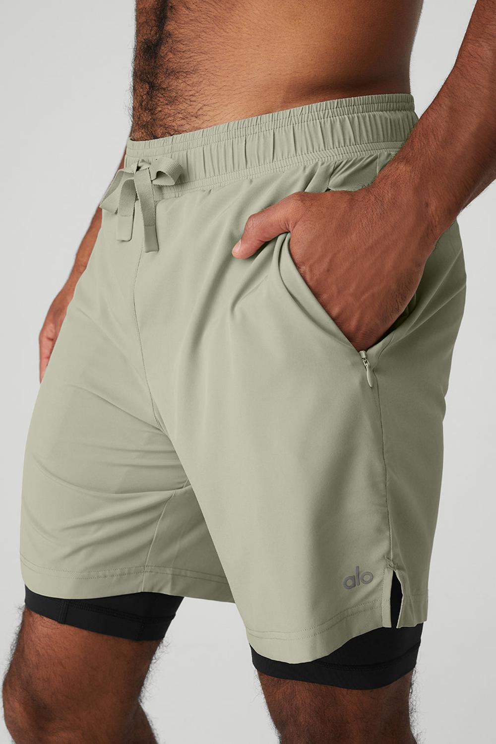 Short Alo Yoga 7'' Unity 2 In 1 Hombre Negras | España  WRHP-65470