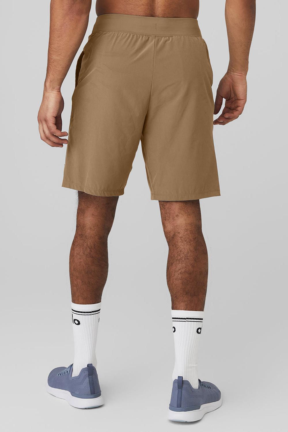Short Alo Yoga 9'' Repetition Hombre Gravel | España  WFBX-31780