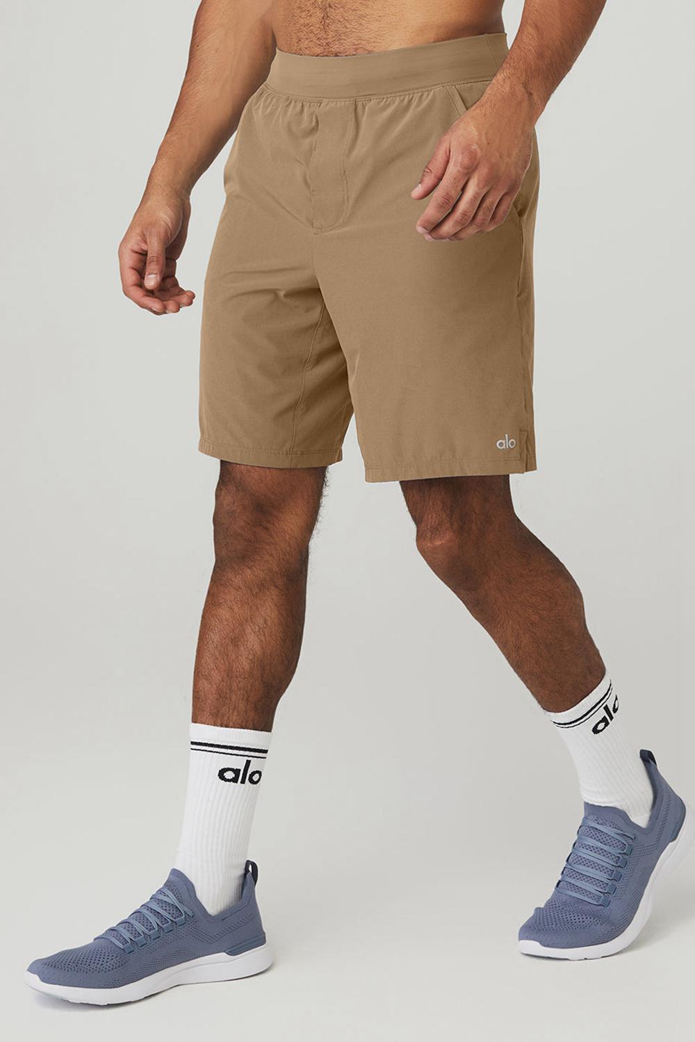 Short Alo Yoga 9'' Repetition Hombre Gravel | España  WFBX-31780