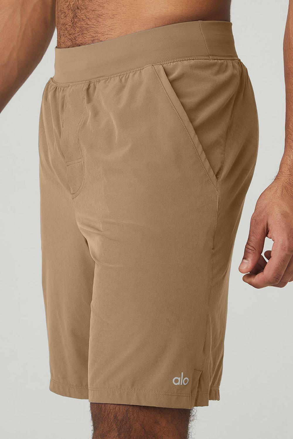 Short Alo Yoga 9'' Repetition Hombre Gravel | España  WFBX-31780