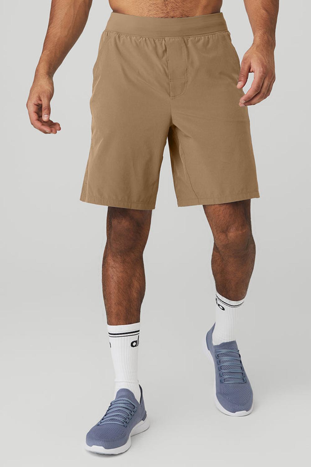 Short Alo Yoga 9\'\' Repetition Hombre Gravel | España  WFBX-31780