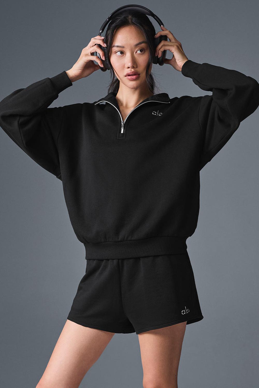 Short Alo Yoga Accolade Mujer Negras | España  CQHM-85091