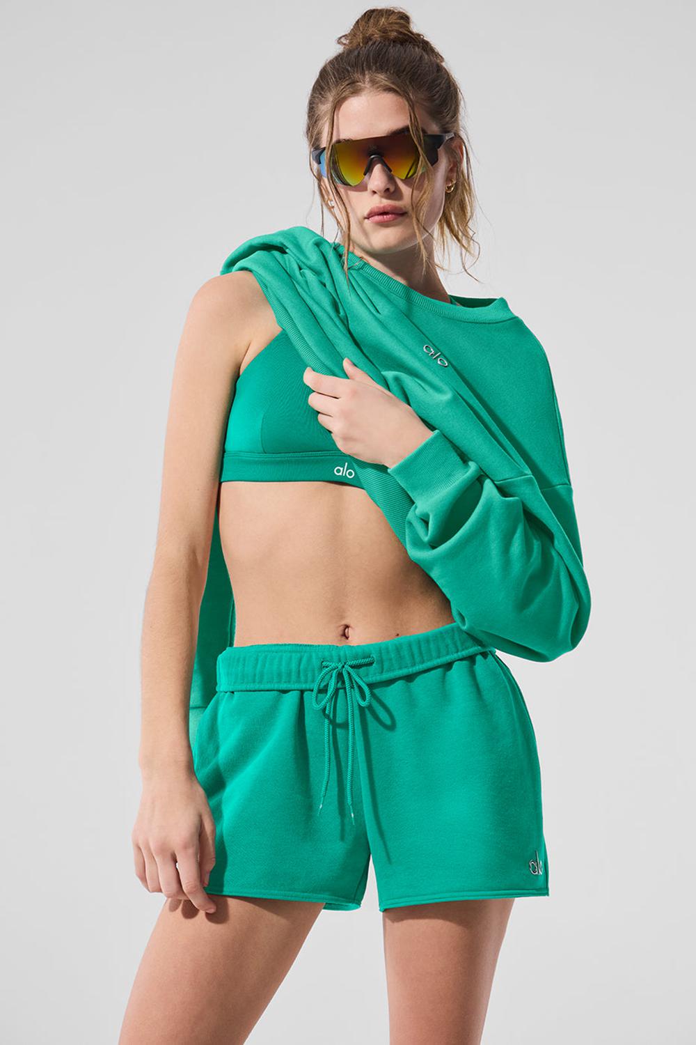 Short Alo Yoga Accolade Mujer Verde | España  HCDP-36720