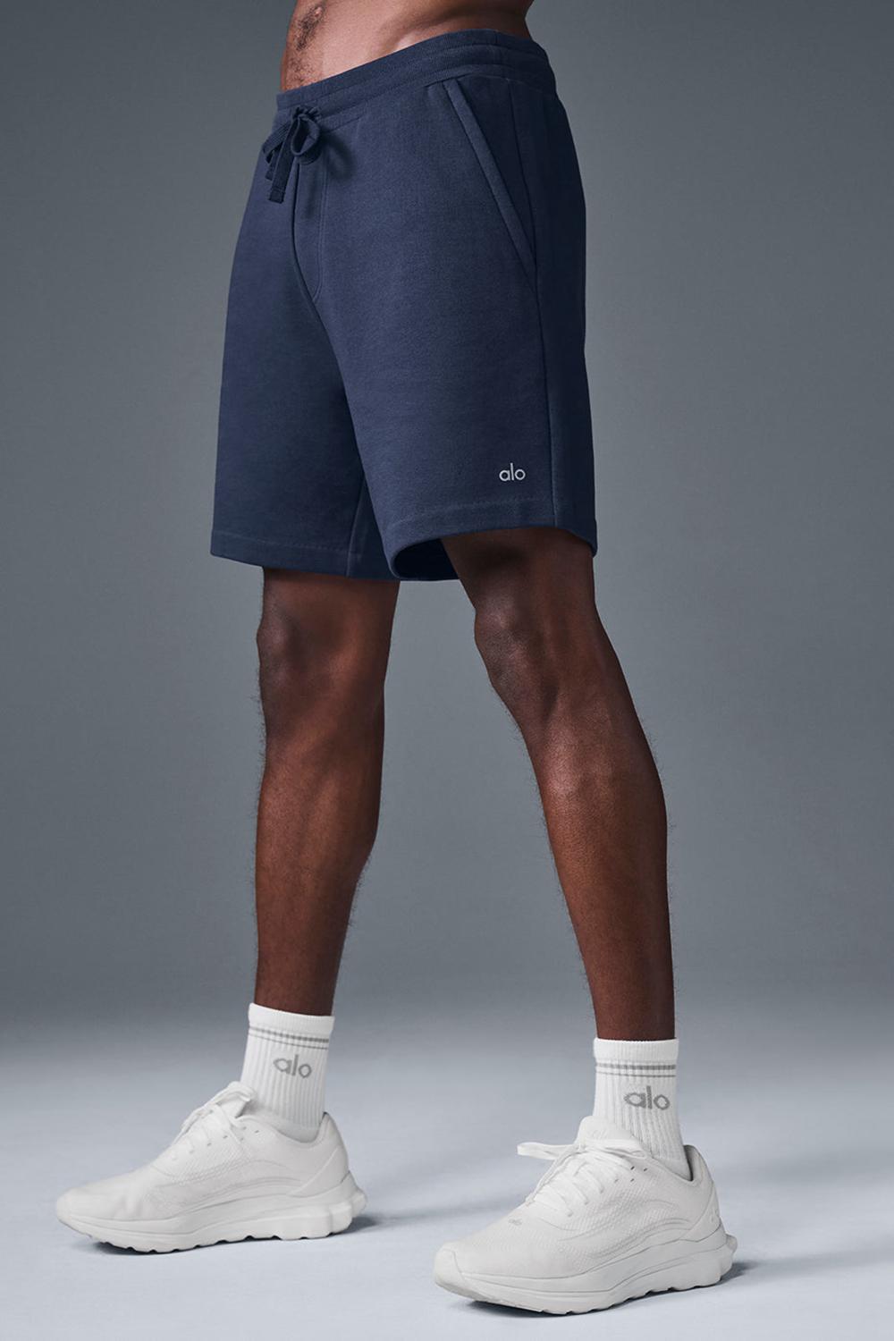 Short Alo Yoga Chill Hombre Azul Marino | España  MUHB-80947