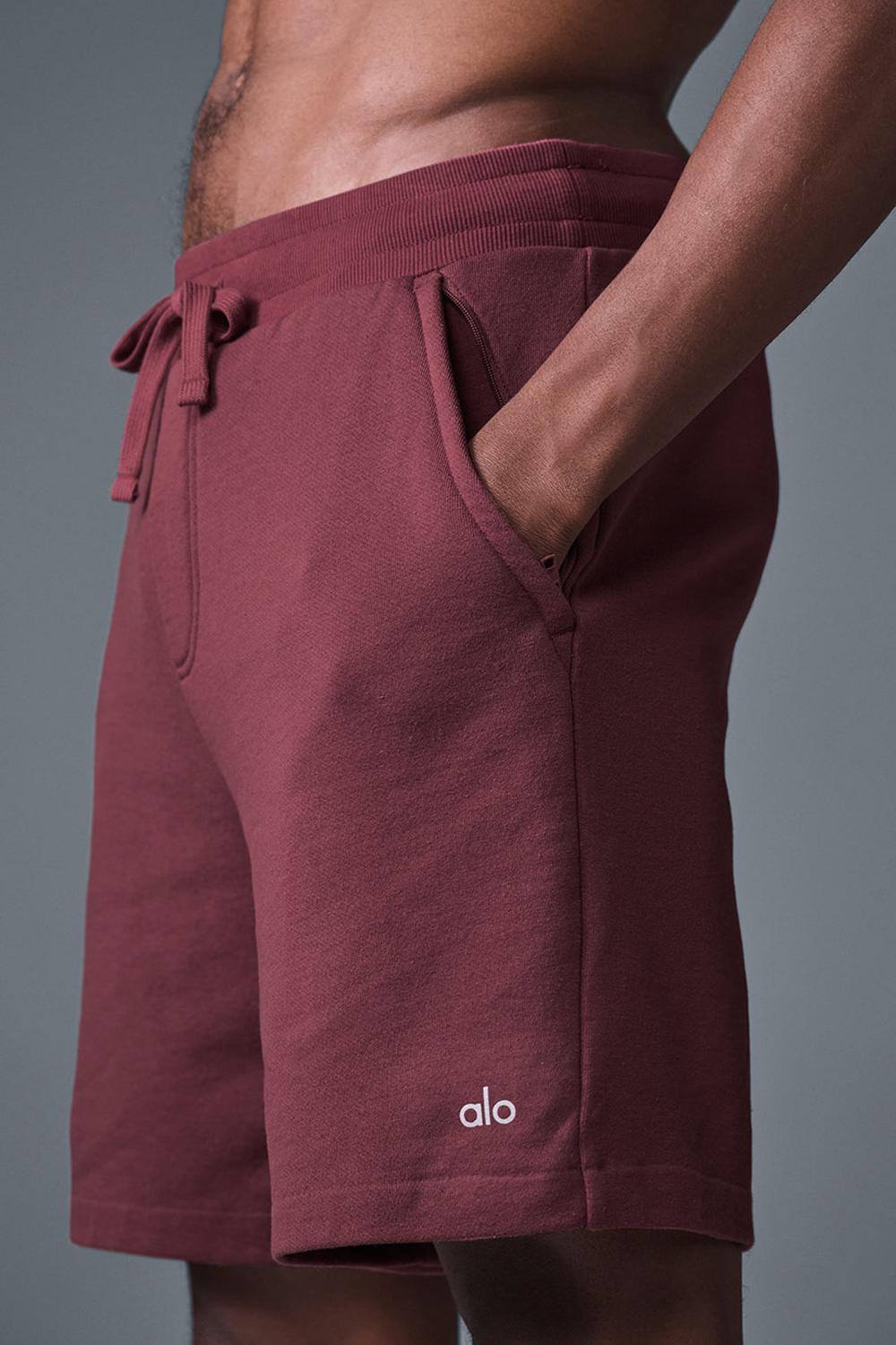 Short Alo Yoga Chill Hombre Burdeos | España  DRCN-60598