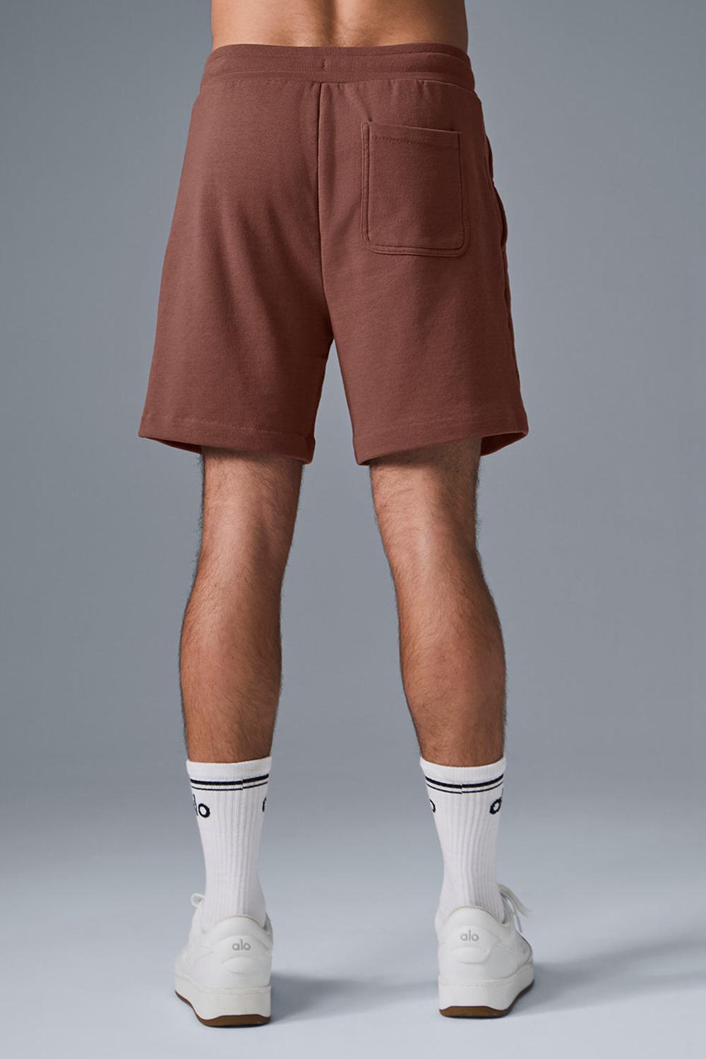 Short Alo Yoga Chill Hombre Chestnut | España  STOA-50136