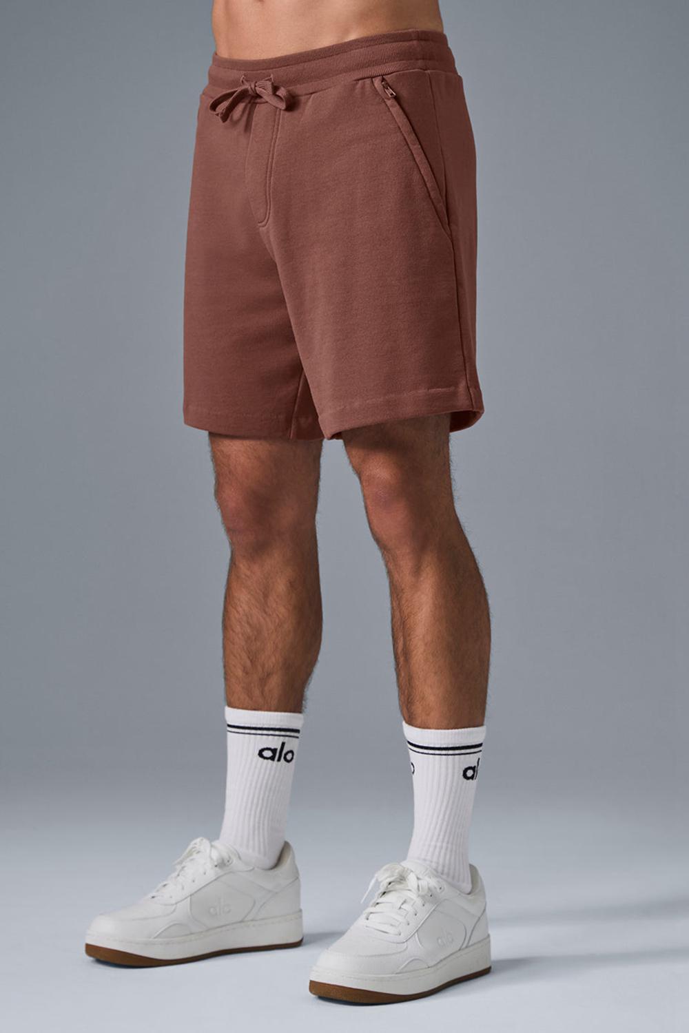 Short Alo Yoga Chill Hombre Chestnut | España  STOA-50136