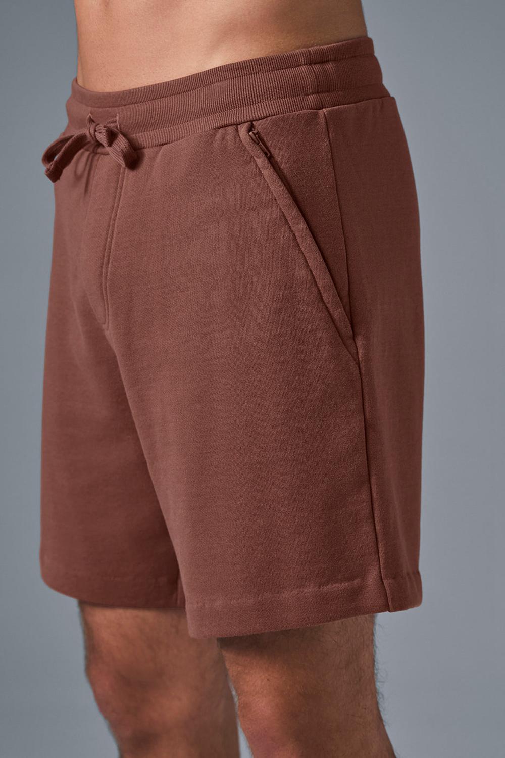 Short Alo Yoga Chill Hombre Chestnut | España  STOA-50136