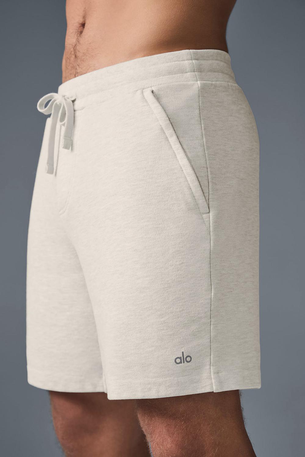 Short Alo Yoga Chill Hombre Oatmeal Heather | España  HNXS-48136