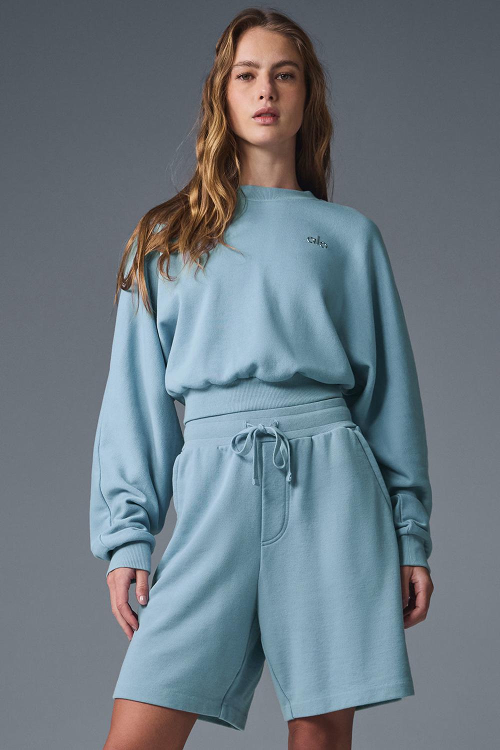 Short Alo Yoga Chill Mujer Azules | España  LVPK-17083