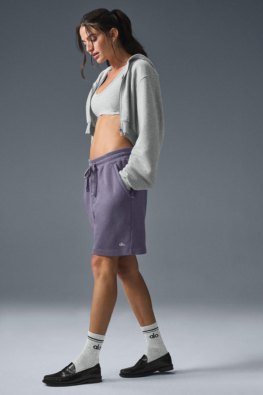Short Alo Yoga Chill Mujer Italian Plum | España  YFDQ-98631