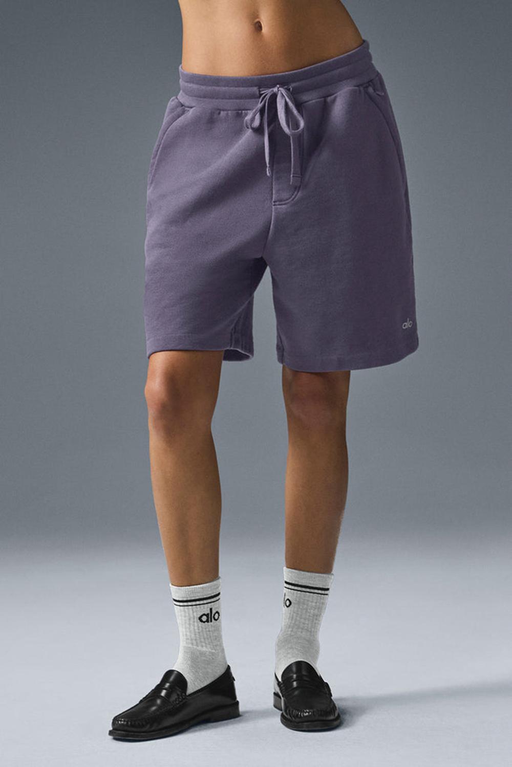 Short Alo Yoga Chill Mujer Italian Plum | España  YFDQ-98631