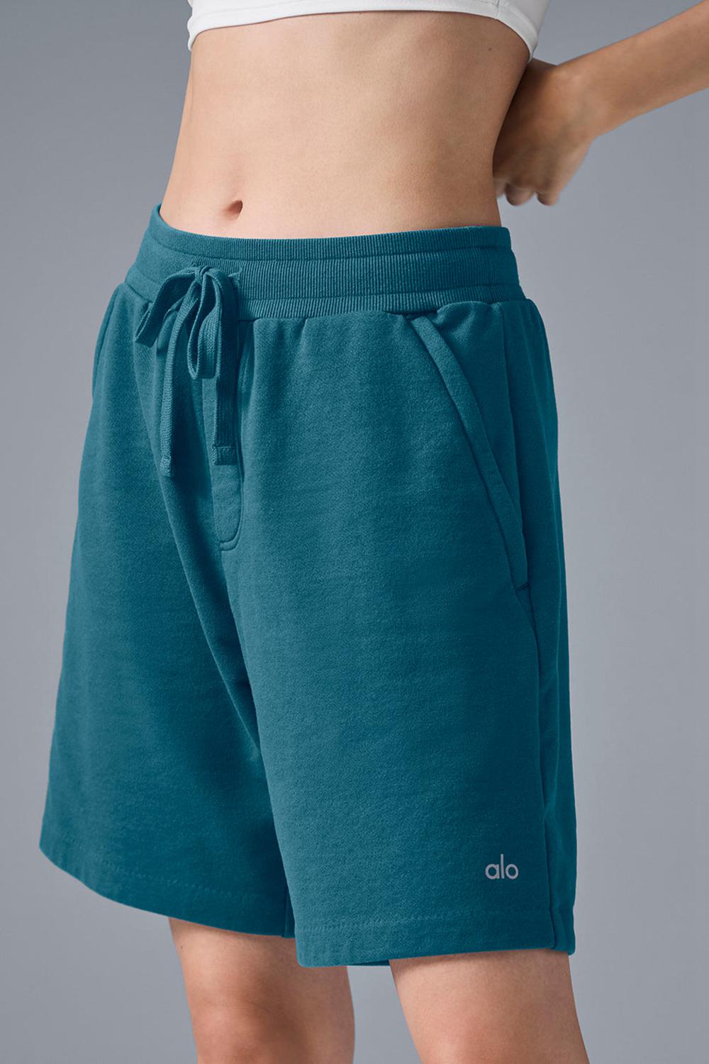 Short Alo Yoga Chill Mujer Oceanic Teal | España  FIYG-19586