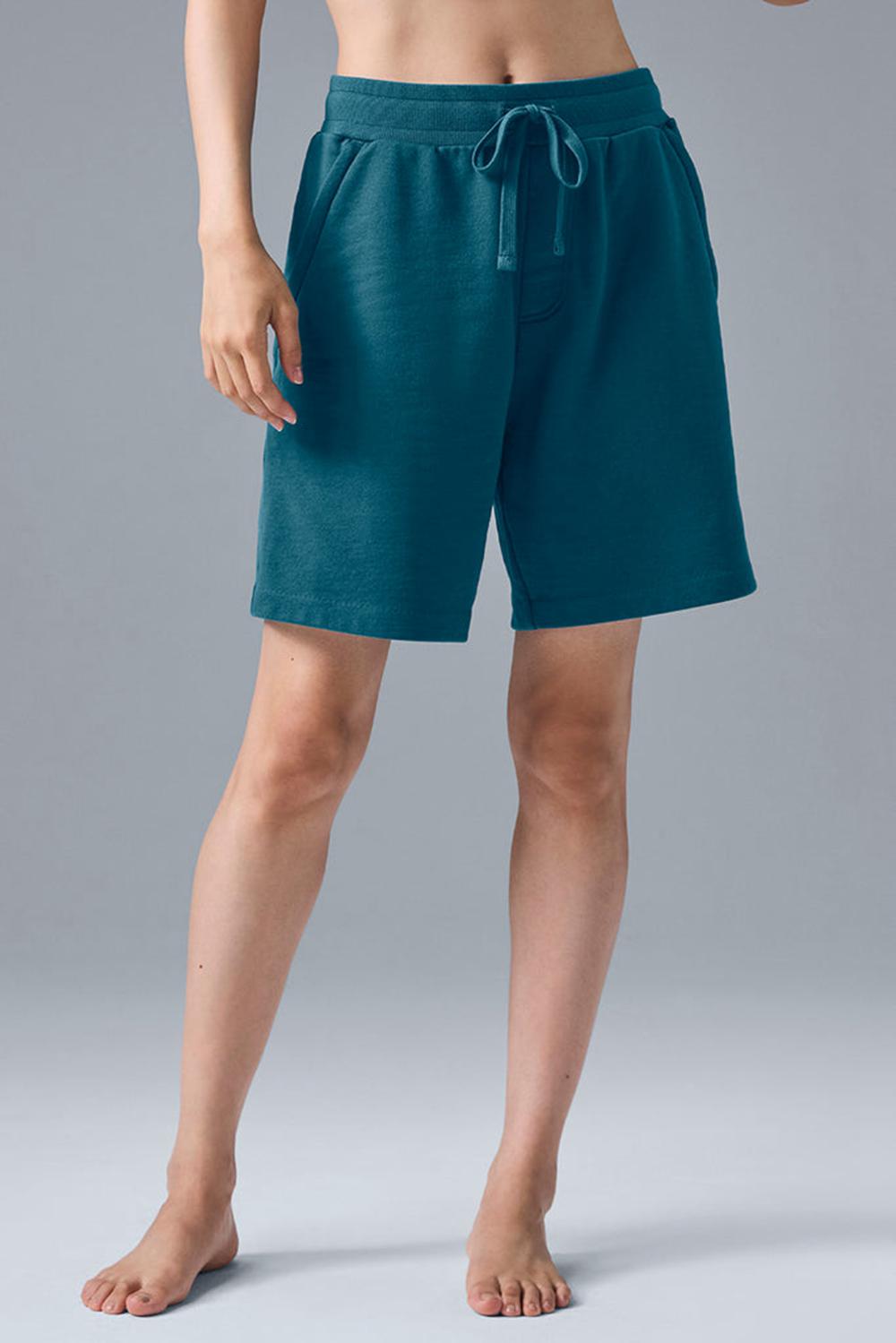 Short Alo Yoga Chill Mujer Oceanic Teal | España  FIYG-19586