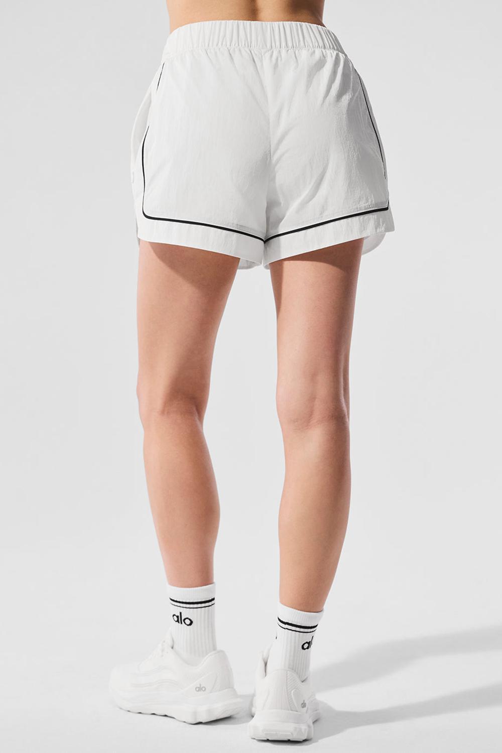 Short Alo Yoga Motivate Track Mujer Blancas Negras | España  VKBG-15278