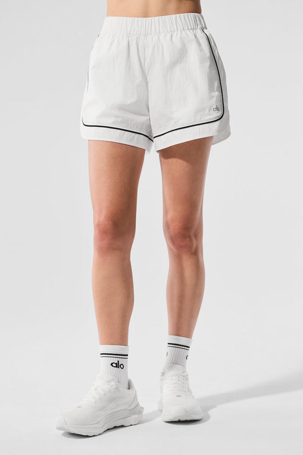 Short Alo Yoga Motivate Track Mujer Blancas Negras | España  VKBG-15278