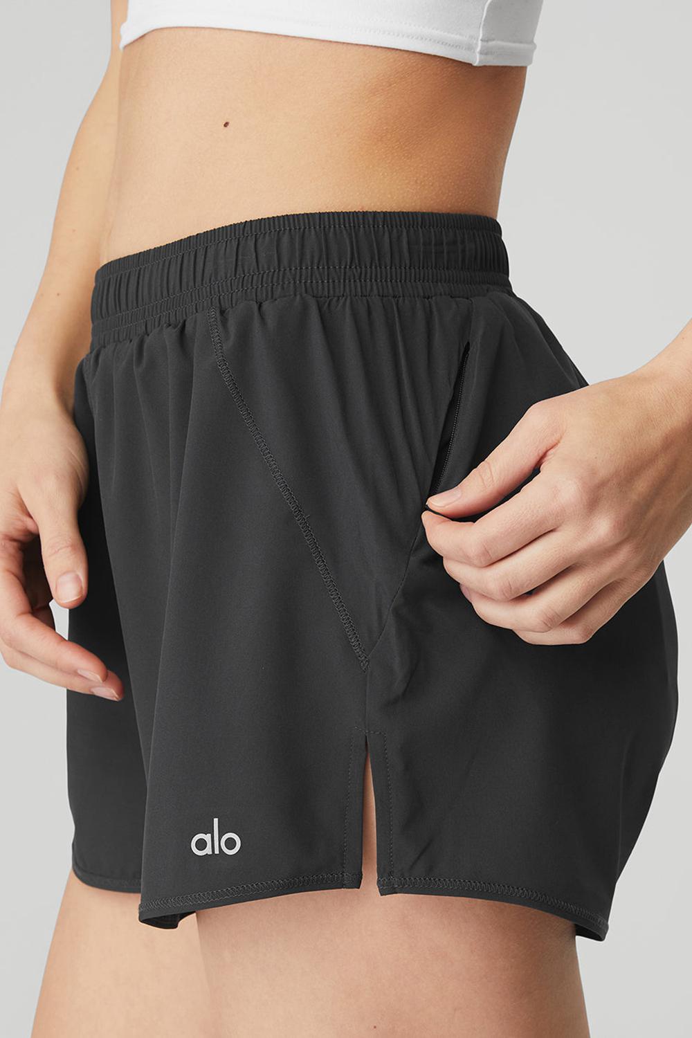 Short Alo Yoga Stride Mujer Anthracite | España  XNEK-69481