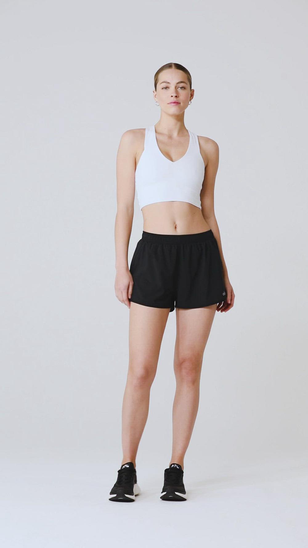 Short Alo Yoga Stride Mujer Anthracite | España  XNEK-69481