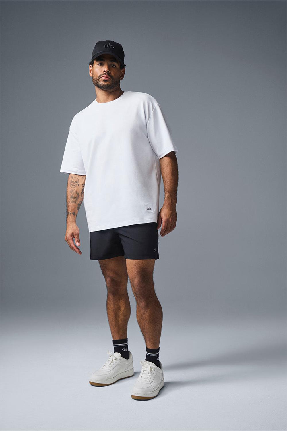 Short Sleeve Alo Yoga Double Take Hombre Blancas | España  ITMK-31582